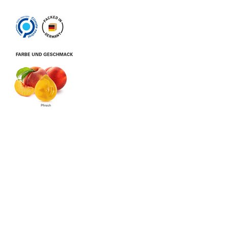 Inhalt Tetraeder Vitamin Fruchtgummi mit individueller Werbung oder Logo bedruckt