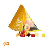 Tetraeder Fruchtsaft Gummibärchen 15g mit Werbung oder Logo