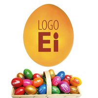 LogoEi Premium Gelb als bedruckbares Werbemittel mit Ihrem Logo zur Osternzeit
