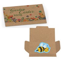 Samenpapier Biene mit Logo