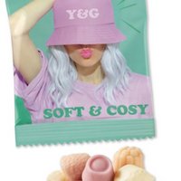 Katjes Yoghurt-Gums mit Werbung oder Logo