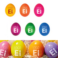 LogoEier bunt als bedruckbare Werbemittel mit Ihrem Logo zur Osternzeit