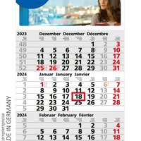 Primus 3-Monats-Kalender mit Werbung oder Logo