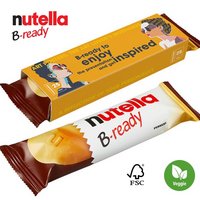 Schokoriegel nutella B-ready im Werbeschuber individuell bedruckt