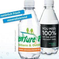 Wasserflasche 330 ml mit eigenem Logo