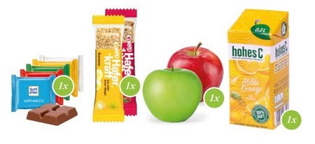 Füllvariante Snack Pack Fitness mit Logo