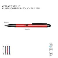 Senator Kugelschreiber Attract Stylus mit Touch Pad Funktion und ihrem Logo bedruckbar