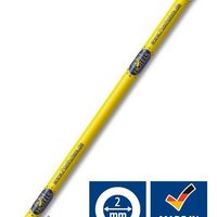 Runder Bleistift mit Radiertip