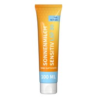 Sonnenmilch sensitiv LSF 30 in 100 ml Tube individuell bedrucken als Werbegeschenk