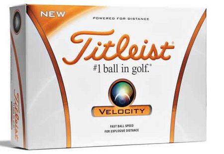 Velocity Golfball mit werbung