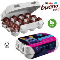 Kinder Bueno Eier im12er Ostereier-Karton mit Werbung