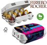 Ferrero Rocher Eier im 12er Ostereier-Karton mit Werbung <br/>