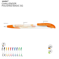 Senator Kugelschreiber Challenger Polished Basic SG mit eigenem Logo bedruckbar als Werbemittel