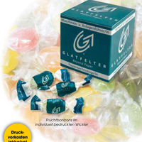 Candy Box mit Firmenlogo oder Werbedruck