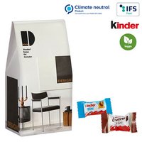 Maxi Promo Pack Kinder Schokolade Mini & bueno Mini Mix mit ihrem Design ideal bedruckt als Markenstarkes Werbemittel