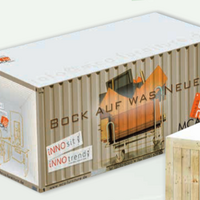 Zettelblock Container mit individuellem Druck