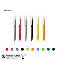 Senator Kugelschreiber Evoxx Duo Recycled Farben mit eigenem Logo bedrucken als Werbemittel