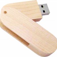 USB-Speicherstick Amsterdam aus Holz