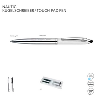 Senator Kugelschreiber Nautic mit Touch Pad Pen Funktion und im Etui als Werbemittel