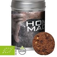 Bio Cookie Schoko-Haselnuss 50g in Dual-Dose  Metall mit Werbung