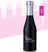 Secco Pico in schwarz matter edler Flasche mit eigenem Logo auf Etikett