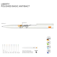 Senator Kugelschreiber Liberty Polished Basic Antibac mit eigenen Logo als Werbemittel bedrucken