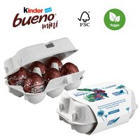 Kinder Bueno Eier im 6er Ostereier-Karton mit Werbung oder Logo <br/>