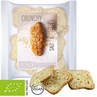 Bio Brot Chips Salz und Pfeffer ca.20g Express Maxi-XL-Tüte mit Werbeetikett