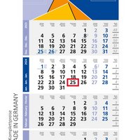 Logic-Vier 4-Monats-Kalender mit Werbung oder Logo