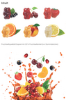 Fruchtsaft-Qualität-Exquisit 15g Tetraeder - Sorten