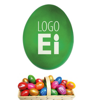 LogoEi Premium Grün als bedruckbares Werbemittel mit Ihrem Logo zur Osternzeit