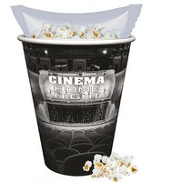 Popcorn im Becher bedrucken für unterwegs als Werbemittel