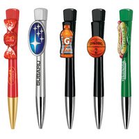Kugelschreiber Lenox Clip als Markenlogo oder Vereinswappen