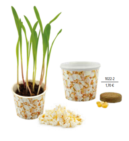 Popcorn zum Pflanzen als Werbegeschenk