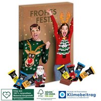 Adventskalender Lindt HELLO Mini Stick Mix mit Santa und eigenem Logo