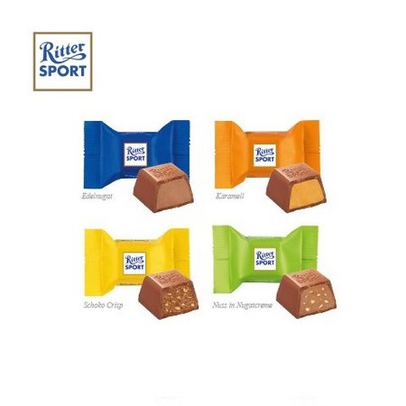Füllvarianten 3D Präsent Transporter Ritter Sport mit Logo
