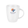 Kaffeebecher Elektra White mit Logo