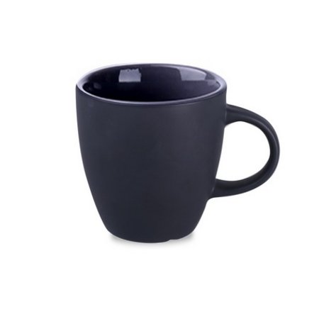 Kaffeebecher Fiord Matt anthrazit mit Logo