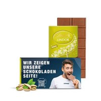 PREMIUM SCHOKOLADE LINDT LINDOR PISTAZIE mit eigenem Logo