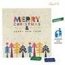 Täfelchen Adventskalender Eco Papierblister Lindt mit Logo