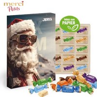 Adventskalender mit Merci Petits Inlay aus Papierfaser mit eigenem Logo