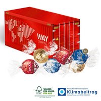 3D Präsent Container Pralinés von Lindt Lindor mit Logo