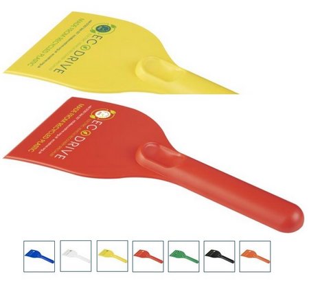 Farben Chilly großer Eiskratzer aus recyceltem Kunststoff mit Logo