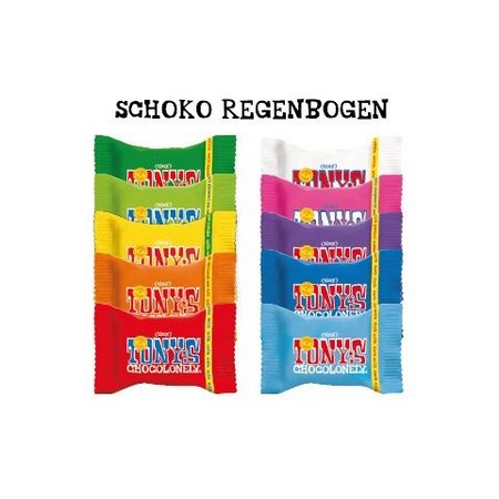 Füllvarianten Adventskalender mit Tony´s Schokolade mit Logo