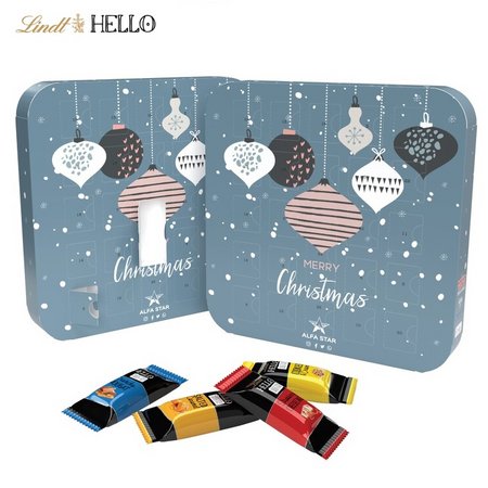 Appventskalender Maxi Eco Hello Mini Sticks mit inividuellem Logo