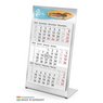 Design-Kalender Desktop 3 Steel Bestseller mit Logo