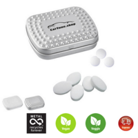 Techno-Dose Zuckerfreie Pfefferminzpastillen mit Logo