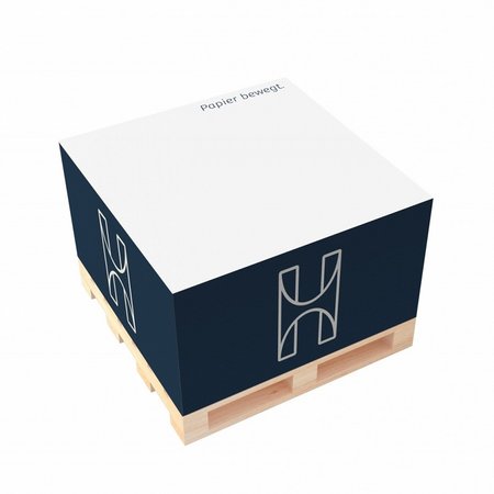 Notizwürfel Classic-Light 10 x 10 x 5 cm als Werbeartikel