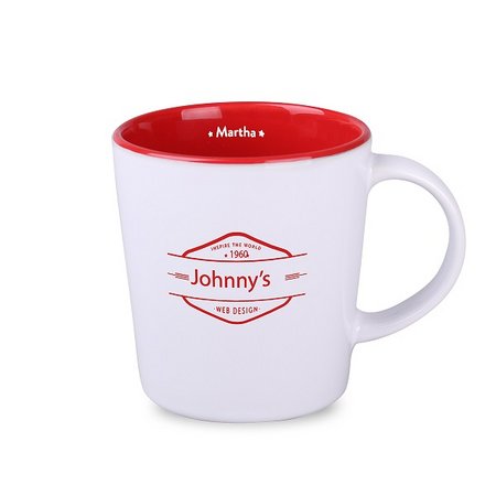 Tassen mit Logo Kermikbecher Berg Duo