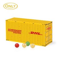 3D Adventskalender Container mit Fairtrade Milchschokolade mit Logo